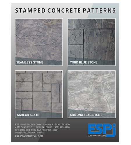 ESPJ Stamped Concrete Patterns